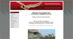 Desktop Screenshot of falkner-wolfgang-weller.de